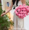 Manta de Verano Regalo Chal de Punto Manta Manta de Rosas Producto Terminado Regalo para Novia Día de San Valentín Rosa Blanca