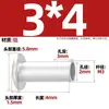 GB873 remache de aluminio cabeza plana grande remache semitubular cabeza semirredonda remache hueco cabeza redonda M2M2.5M3M4M5M6