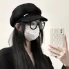 Sombreros Octagonales Otoño e Invierno para Mujer, Sombreros de Pintor Retro, Gorras de Boina Adelgazantes, Boinas Versátiles de Moda al por Mayor