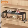 Zapatero con Particiones en Capas Zapatero Artefacto de Almacenamiento Zapatero Multicapa para el Hogar Organizador con Puerta de Partición en Capas