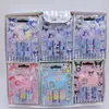 Cinta de Washi de Dibujos Animados Cazadora de Demonios de Fútbol Grupo de Chicas Kuromi 9+1 Cinta para Estudiantes DIY Set de Pegatinas para Diario