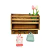 Estante de Madera para Pared Simple de Moda para el Hogar Estante de Almacenamiento Estante de Exhibición Colgante