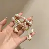 Collar de Perlas y Conchas Estilo Vacaciones en la Playa para Mujeres, Colgante de Borla de Doble Capa, Cadena para Clavícula, Diseño de Nicho, Elegante Cadena para el Cuello