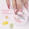Pegamento de extensión para uñas artísticas de 15 ml, sólido, no pegajoso, para esculpir a mano, modelar, soporte sin papel, extensión rápida, parche para uñas en stock