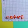 Accesorios de resina con dibujos animados de la marca de la suerte de Año Nuevo para danza del león, funda para teléfono DIY, crema de gel, parche de horquilla hecho a mano