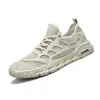 Zapatos casuales de malla, modernos y versátiles, tenis calados, zapatos casuales para ir al trabajo, zapatos versátiles para vadear