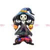 Globos de papel de aluminio para Halloween más vendidos transfronterizos: cabezas de calabaza, murciélagos, arañas, calaveras y decoraciones temáticas de fantasmas para fiestas de Halloween