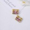 Pendente de Borboleta Dourada Antiga com Gotejamento e Lírio-do-Vale que Preserva a Cor Exquisite Pingente de Bênção Colar Pulseira Acessórios Joias DIY