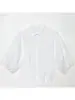 Marca Z Manga Bufante Aliexpress Moda Europeia e Americana Saia Cropped Camisa Cross-Border Roupas Femininas Populares Branco Doce e Fresco Za