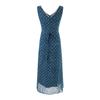 L25290-25 Nuevo Estilo de Verano Estilo Europeo y Americano Estilo Resort Verano Playa Casual Sexy Cuello en V Vestido de Cintura