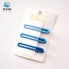 Pinza para el pelo de color caramelo con forma de ola, juego para el verano, flequillo roto, pinza de pico de pato, sentido avanzado, flequillo lateral simple, pinza de un solo carácter, accesorio para el cabello