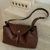 2026 Bolso Cruzado de Un Solo Hombro de Color Sólido Nuevo Simple Moderno Individual Elegante Alto Valor para el Trabajo Bolso de Nicho de Moda