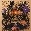 Kit DIY de Pintura de Diamantes de Fantasma de Halloween 5D Calabaza Gato Fantasma Pintura de Diamantes Hecho a Mano Atmósfera Festiva Decoración del Hogar