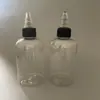 Frasco PET Transparente de 120ml com Tampa de Ponta, Frasco Dosador, Frasco para Líquido de Tatuagem, Frasco Dosador
