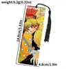 Merchandising del anime Demon Slayer Colgante de marcapáginas acrílico de doble cara de Tanjiro y Nezuko con borlas