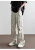 Calças Masculinas Leves de Verão, Corte Reto Solto, Calças Cargo Paraquedistas Adolescentes, Estilo Americano Funcional Casual da Moda Masculina