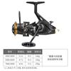 Lin Lake Metal Rueda Giratoria de Lanzamiento Largo para Pesca de Larga Distancia Freno Doble Delantero y Trasero Rueda para Carpa Rueda para Caña de Pescar en el Mar Equipo de Pesca al por Mayor
