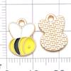 Nuevo Colgante de Aleación con Goteo de Aceite de Abeja Panal de Miel de Venta Caliente Transfronterizo DIY Pulsera Collar Accesorios de Joyería