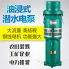 Bomba submersível trifásica 380V QY imersa em óleo, preenchida com óleo, para irrigação agrícola, terras agrícolas, industrial, QD, alto fluxo, alta elevação