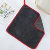 Toalla de Limpieza para Coche de una Sola Capa con Borde Trenzado Pequeño, Toalla Absorbente de Fibra Fina de Alta Densidad, Especializada para Limpieza, Engrosada para Lavado de Coches y Limpieza de Ventanas