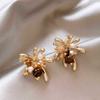 Pendientes Maillard Golden Fireworks para Mujer 2025 Nuevo Estilo Caliente Pendientes Lujo Ligero Gama Alta Únicos Accesorios para Orejas Otoño e Invierno