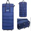 Bolsa de Equipaje Plegable Universal con Ruedas Extendida 158 Bolsa de Envío Aéreo Capacidad Súper Grande Estudio en el Extranjero Mudanza Bolsa de Viaje