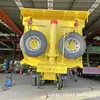 Fabricante Fornece e Vende Caminhões Basculantes de Engenharia de 4 Eixos, Semirreboques Basculantes Traseiros para Transporte de Grãos e Semirreboques Basculantes Traseiros com Lona