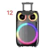 Mini Altavoz 20W Luz de Colores Nuevo Audio Bluetooth Portátil para Exteriores Subwoofer Altavoz de Regalo