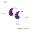 Roda gigante cor de doce dopamina luxo leve resina brincos coloridos aço titânio nicho brincos de temperamento requintado acessórios femininos