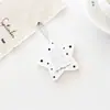 Ins estrellas lindas multicolor 1.0 pulgada portatarjetas acrílico para fotos de fans, fotos de identificación, almacenamiento DIY colgante pequeño