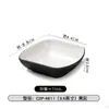 Negro gris estilo japonés tazón pequeño melamina comercial olla caliente de arroz condimento tazón pequeño de sopa imitación porcelana restaurante restaurante tazón para comer vajilla