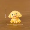 Figuritas de perro en miniatura, adorables y realistas - una decoración creativa y encantadora de caja sorpresa, perfectas como accesorios para coches, escritorios o como adornos en miniatura