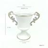 Vaso Transfronteiriço Estilo Europeu Estilo Ins Alto Valor Arranjo de Casamento Floral Decoração de Janela Arranjo Floral Vaso de Flor Vaso de Flor Retrô