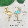 DIY Moderno Caniche Aleación Perlada Flamenco Lindo Gatito Gato Pulsera Aretes Accesorios Colgantes