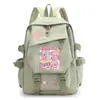 Mochila Anime Desenho Animado Bocchi the Rock, Pedra Solitária, para Meninas, Alunos do Ensino Fundamental e Médio, Bolsa de Ombro Duplo de Grande Capacidade