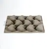 Molde para Pastel de Corazón Roto de 12 Piezas Herramientas para Hornear Día de San Valentín Corazón Mousse de Chocolate Postre Molde de Silicona