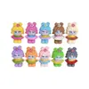 Bolsa Ciega de Cactus de Color Sólido Llorando Figuras Lindas Accesorios DIY Llavero Muñeca Adorno de Escritorio Piezas de Resina