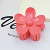 Pinzas para el pelo de flor ABS transfronterizas, accesorios para el pelo dulces de colores caramelo, pinzas de garra de alta gama, pinzas de tiburón en forma de Z, al por mayor