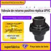 Válvula de retenção industrial cinza escuro UPVC válvula de retenção válvula de retenção válvula de retenção válvula de retenção válvula de retenção válvula unidirecional Tubo de plástico rígido de PVC