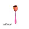Jantar Household Square Head Ice Cream Spoon Sobremesa Jantar Spoon 304 Aço Inoxidável Long Handle Flat Bottom Spoon Grande Ouro