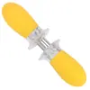 Tenedor para Maíz Antiescaldado en Stock para Uso Doméstico, Tenedor Aislado de Acero Inoxidable de Grado Alimenticio, Brocheta de Barbacoa Aguja para Maíz, Almacenamiento Seguro, Portátil