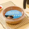 Papel especial para freidora de aire, bandeja para hornear de papel, papel absorbente de aceite, papel para hornear alimentos, bandeja de papel de silicona para aceite para uso doméstico, papel para freidora de aire