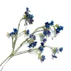 Flores de Dáfne artificiales, pequeñas decoraciones florales, plantas de junco, accesorios para plantas de interior, decoraciones de suelo para paisajismo, arreglos de boda