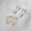 Pendientes de Nudo con Borla Estilo Francés para Mujer, Pendientes Largos Vintage que Hacen que las Caras Redondas Parezcan Más Delgadas, Sensación Única de Alta Gama para Otoño e Invierno, Pendientes Pequeños que Oscilan