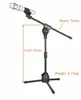 Soporte de Pie para Micrófono Pequeño, Soporte de Micrófono para Niños, Soporte de Pie de Tres Patas para Instrumento de Guitarra