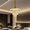 Lámpara de Cristal Nueva Luz Principal para Sala de Estar Lujo Light Luxury Araña para Vestíbulo de Villa Francesa Lámpara para Restaurante Dormitorio Lámpara para Estudio