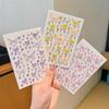 Desenho Animado Infantil Borboleta com Adesivos de Diamante Adesivos de Rosto para Concerto Autoadesivos Sem Adesivo Adereços de Maquiagem para Apresentação de Palco de Meninas