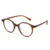 8173 Gafas de Montura Lisa Tr90 Marrón Frío Xiaohongshu Montura Redonda de Moda de Alta Gama para Mujer Montura para Gafas de Miopía para Hombre