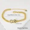 Europa y Estados Unidos nuevo brazalete con colgante de cabeza de leopardo y corazón de diamantes completos alta calidad transfronterizo personalidad creativa brazalete hip-hop al por mayor