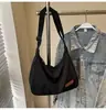 Bolsa de Lona de Nylon Casual de Gran Capacidad para Mujer, Bolso de Hombro Casual para Estudiante, Ropa de Clase y Trabajo, Bolso Tote Ligero Cruzado